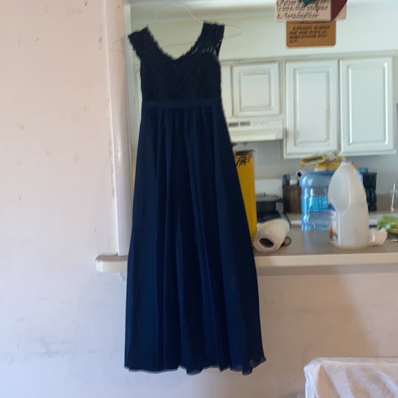 Beautiful navy blue dress party party sexy crazy cool - Picture 8 of 8